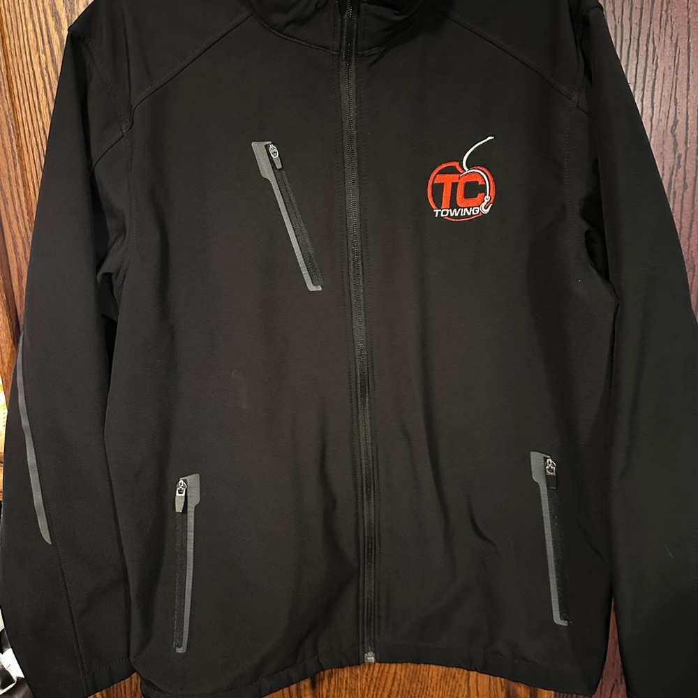 Port Authority Black and Gray Performance Jacket
